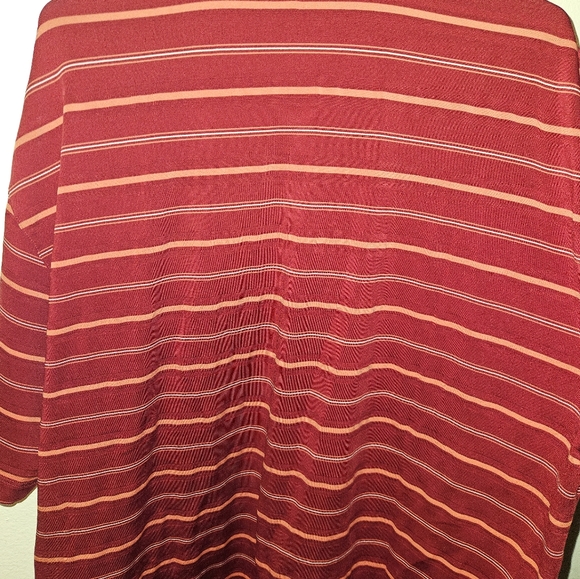 Nike Golf Mens Red Striped Polo Shirt Size Xl - Picture 10 of 12